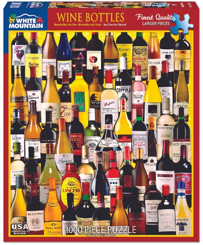 Wine Bottles 1000 Piece Jigsaw Puzzle