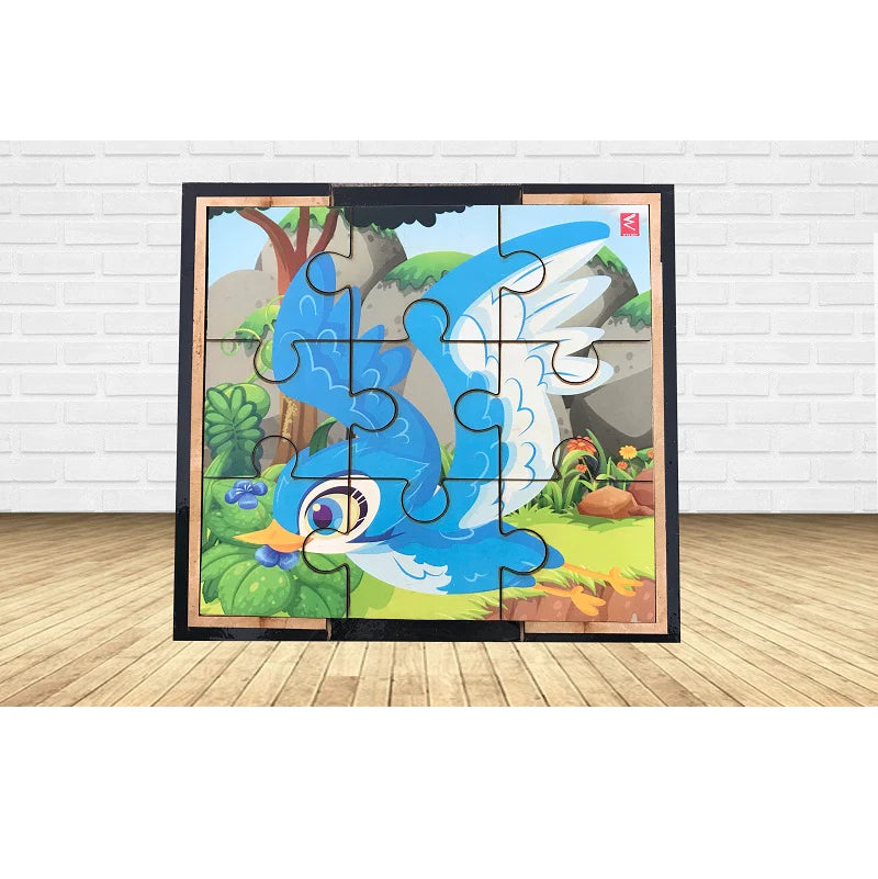 Wooden Puzzle for porch peace-Wooden jigsaw Puzzle- Bird Theme