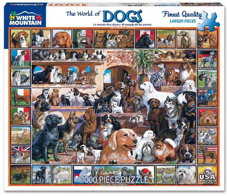 World of Dogs 1000 Piece Jigsaw Puzzle