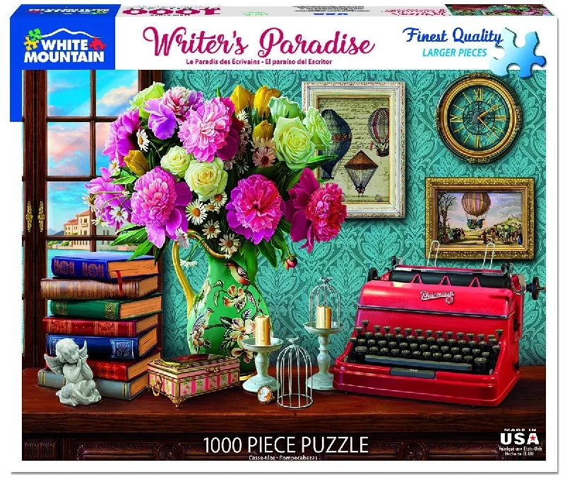 Writer's Paradise 1000 Piece Jigsaw Puzzle