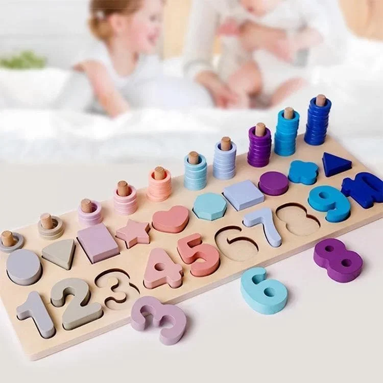 Digital Plaything for study breaks-Shape and Number recognition board