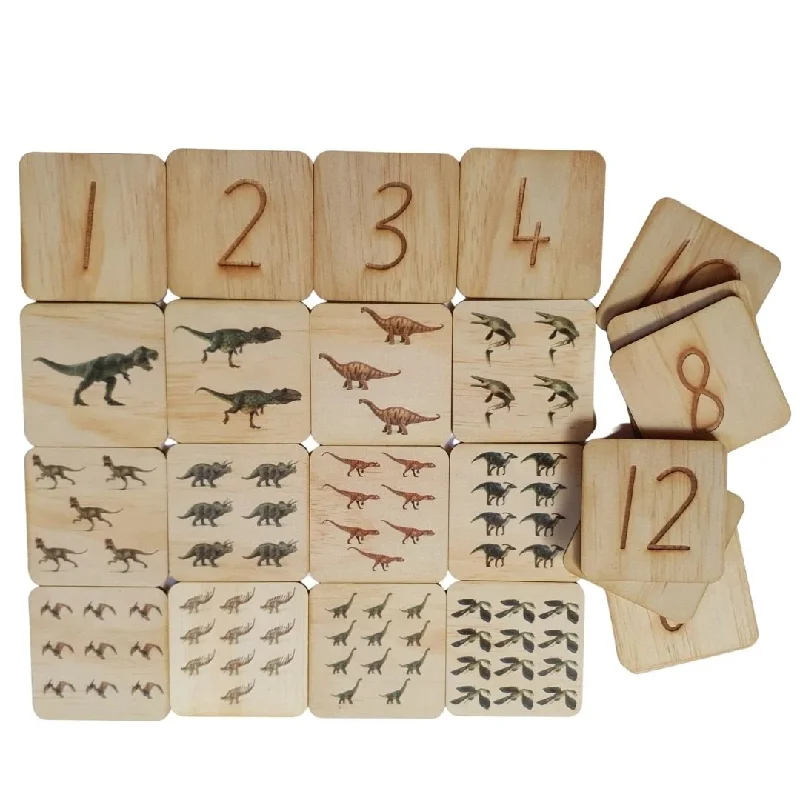 Digital Plaything for lounge play-5 Little Bears Dinosaur Number Tiles