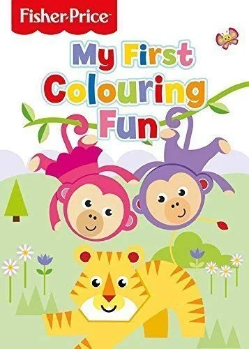 Interactive Books for Thanksgiving fun-Alligator Books Fisher Price My First Colouring Fun - English