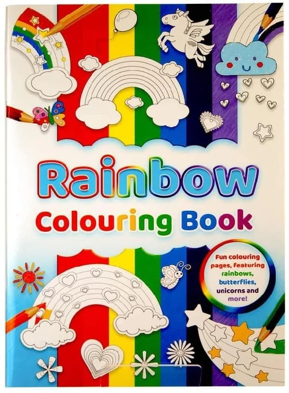 Interactive Books for logic skills-Alligator Rainbow Colouring Book - English