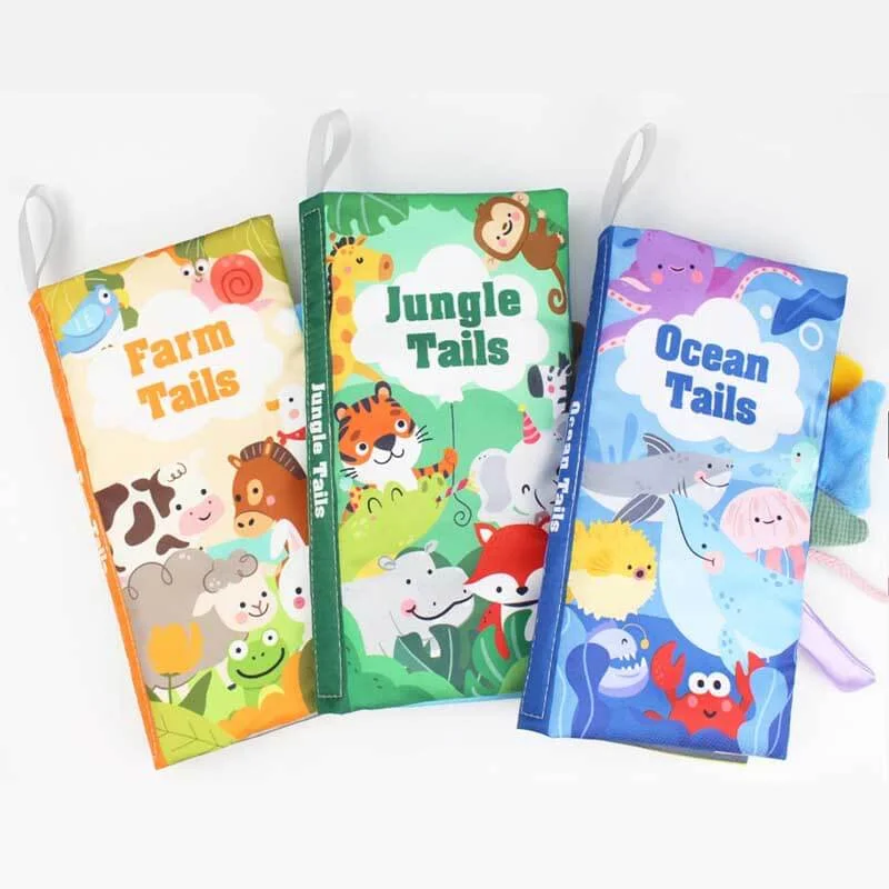 Interactive Books for mammal play-Baby Touch Feel Book