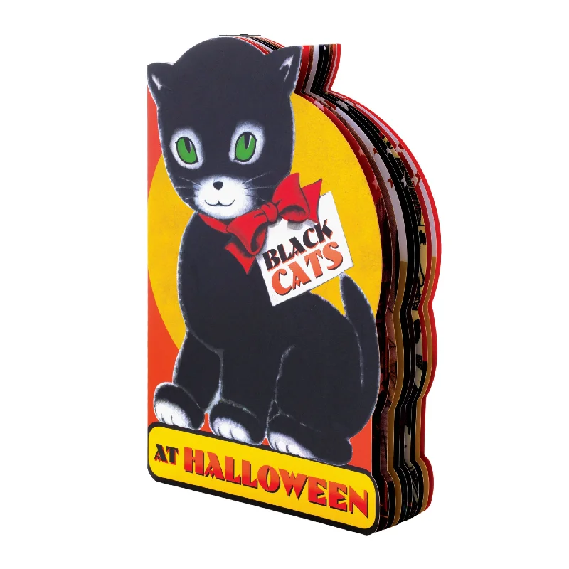 Interactive Books for morning reads-Black Cats at Halloween Book