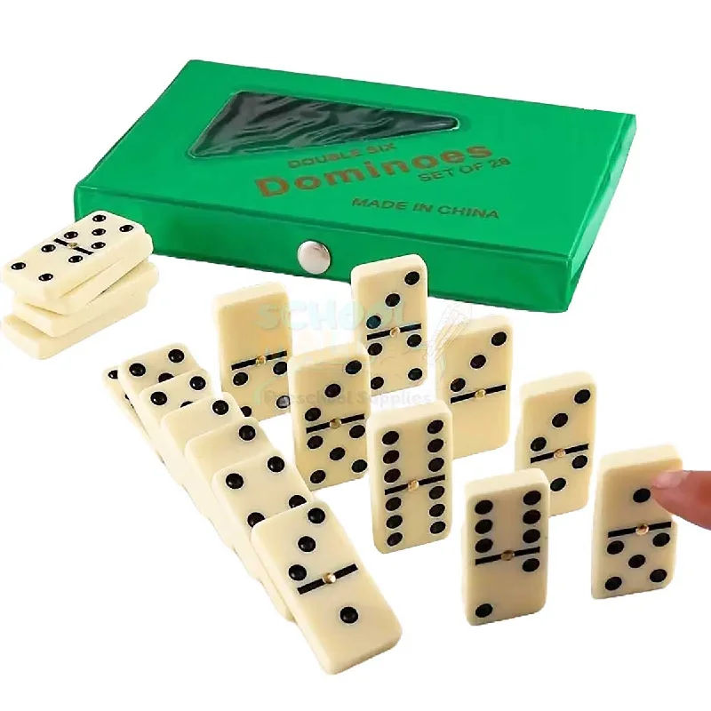 Digital Plaything for birthday gifts-Board game Double Six Dominoes Set for Kids