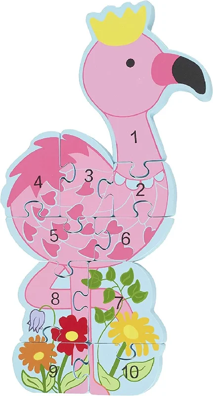 Digital Plaything for student play-Flamingo Number Puzzle