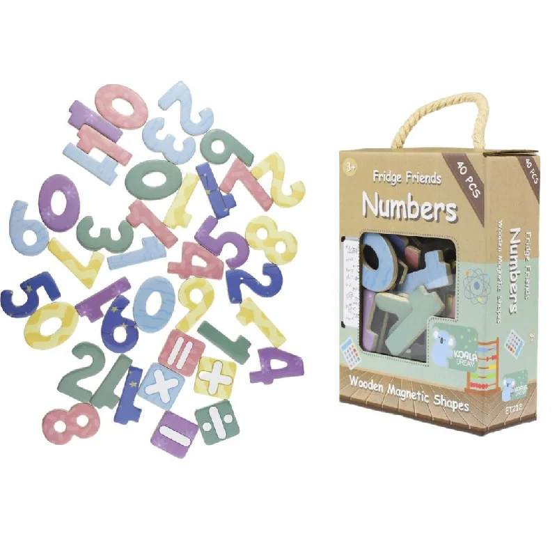 Digital Plaything for forest play-Fridge Friends Magnetic Numbers