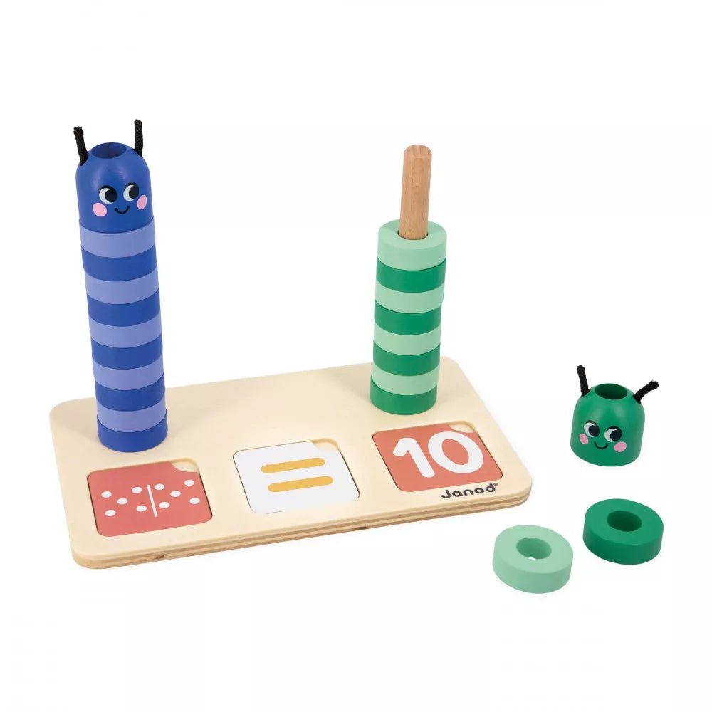 Digital Plaything for multiplayer fun-Janod: Number Composition And Comparison Educational Wooden Toy