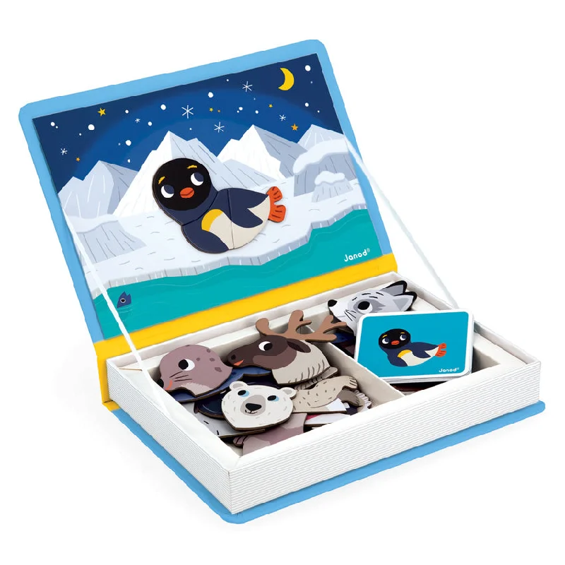 Interactive Books for virtual adventures-Polar Animals Magnetic Book