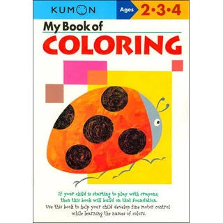 Interactive Books for mystery games-KUMON - My Book of Coloring