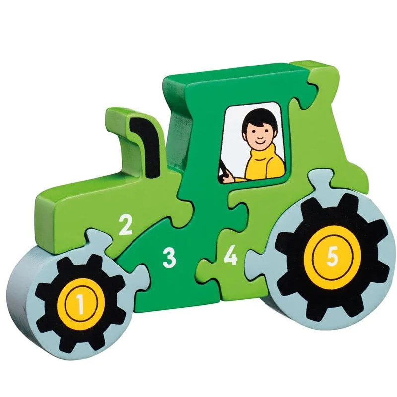 Digital Plaything for teacher tools-Lanka Kade Fairtrade Number Puzzle 1-5 Tractor