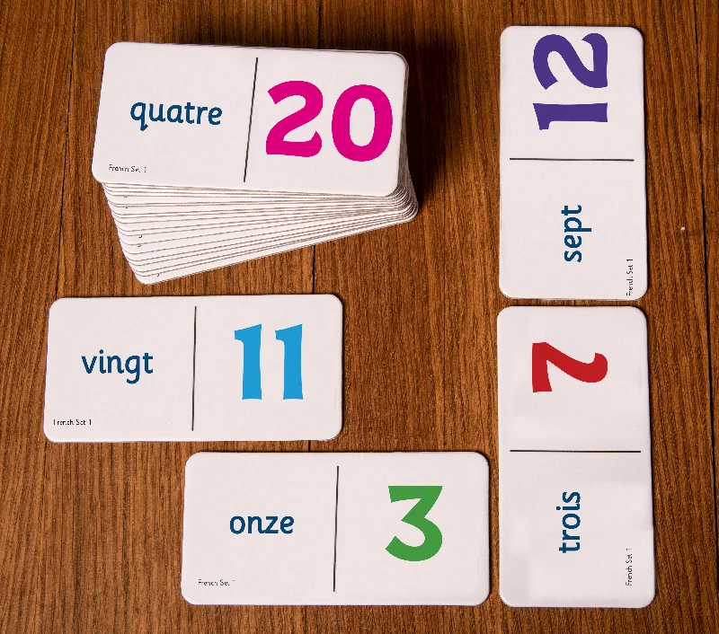 Digital Plaything for family time-Learnwell French Number Dominoes