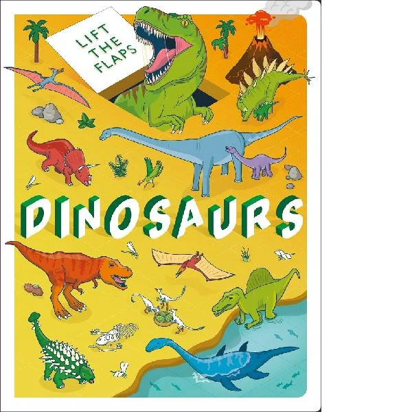 Interactive Books for Easter hunts-Lift The Flap Dinosaurs book