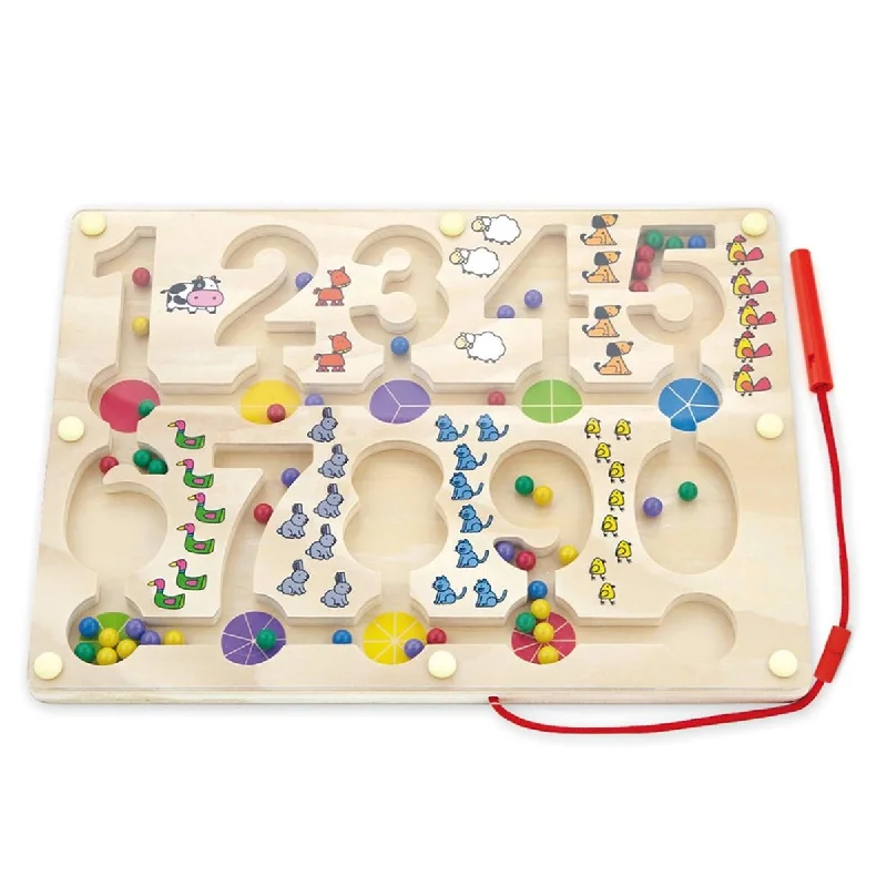 Digital Plaything for porch games-Magnetic Bead Trace numbers