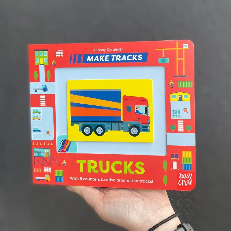 Interactive Books for geography play-Make Tracks Truck Book