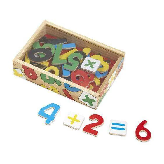 Digital Plaything for plant designs-Magnetic Wooden Numbers