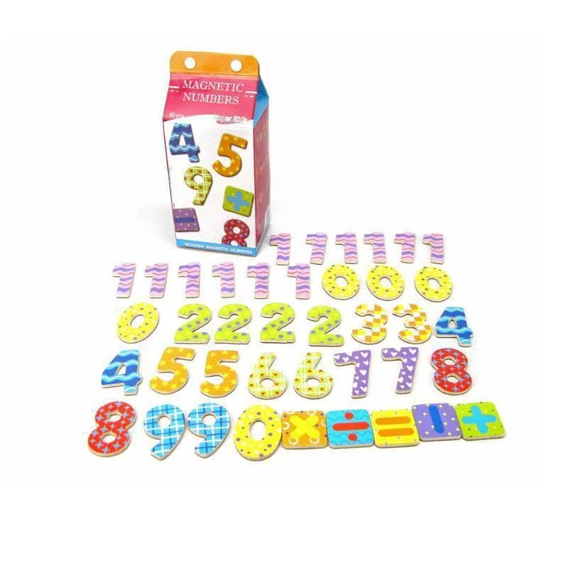 Digital Plaything for Halloween scares-Milk Carton Magnetic Number