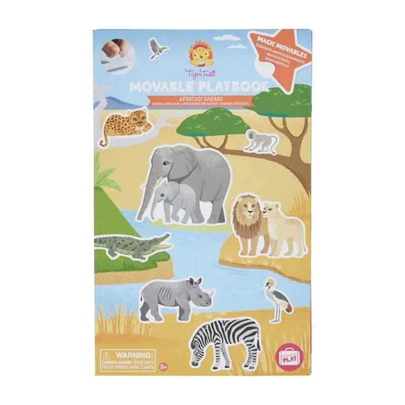 Interactive Books for focus play-Movable Playbook - African Safari