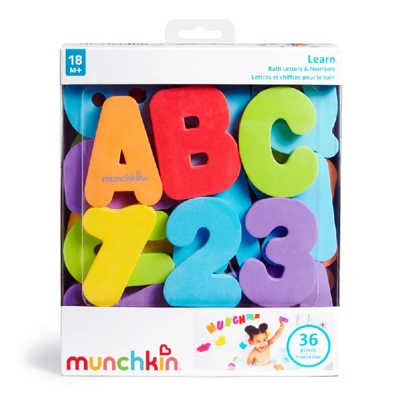 Digital Plaything for farm life-Munchkin Bath Toy Letters and Numbers