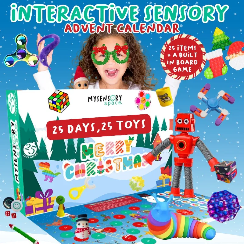 Interactive toys for toddlers-My Sensory Space Interactive Advent Fidget Calendar