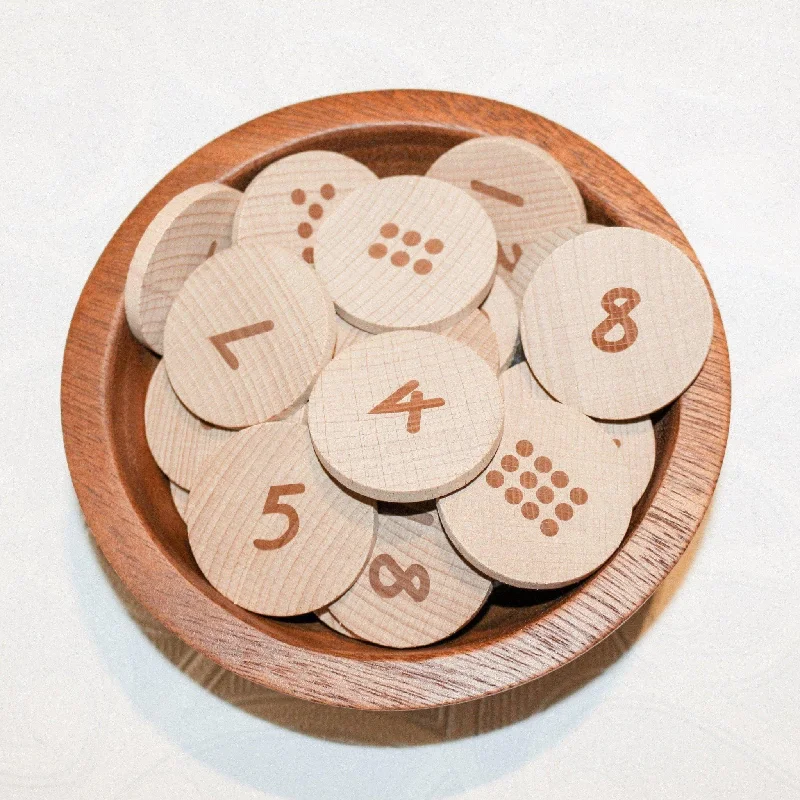 Digital Plaything for library fun-Number Counting and Subitising Discs 1 - 20