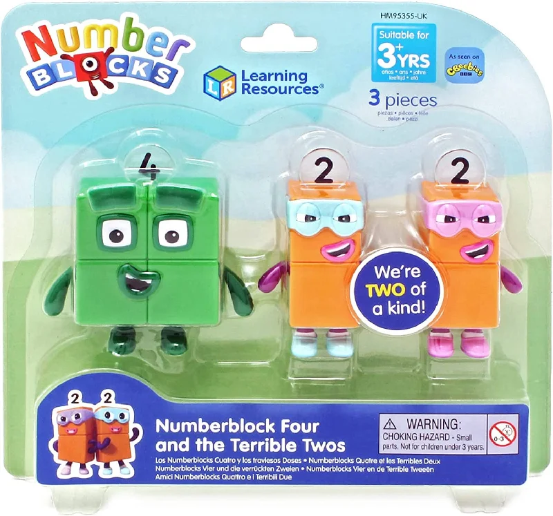 Digital Plaything for console play-Numberblock Four and The Terrible Twos by Learning Resources - Ages 3 Years+