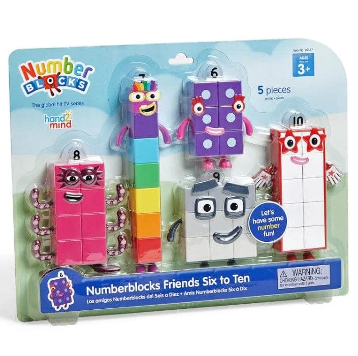 Digital Plaything for holiday gifts-Numberblocks Friends Six to Ten By Learning Resources - Ages 3+