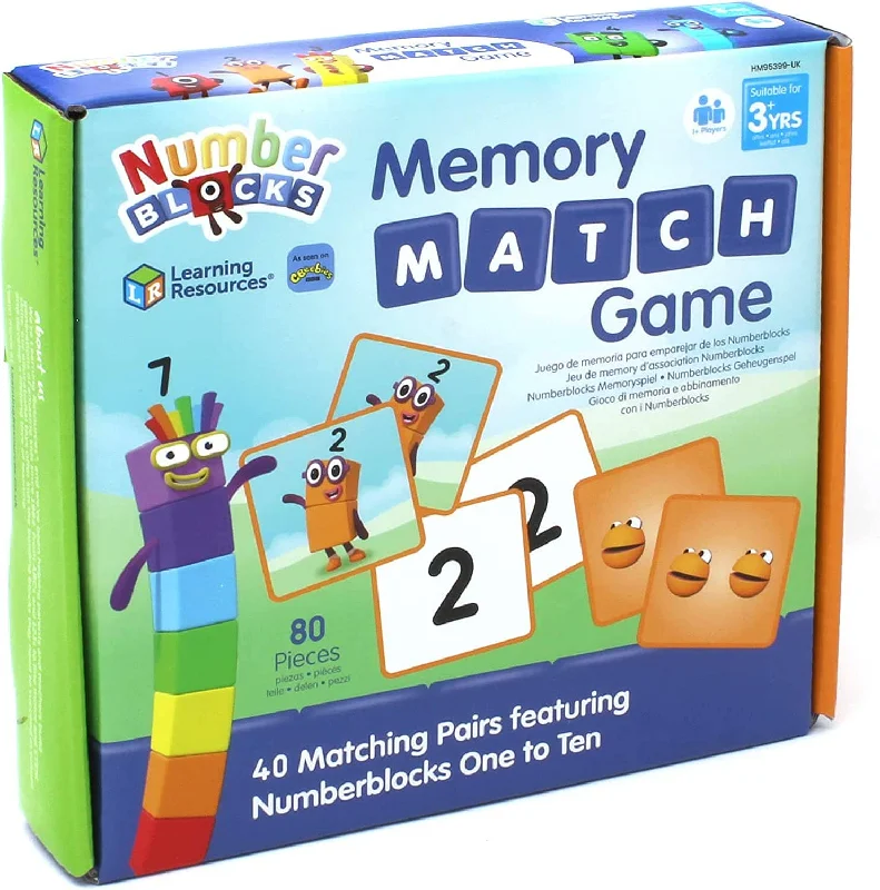 Digital Plaything for Easter challenges-Numberblocks Memory Match Game by Learning Resources - Ages 3 Years+