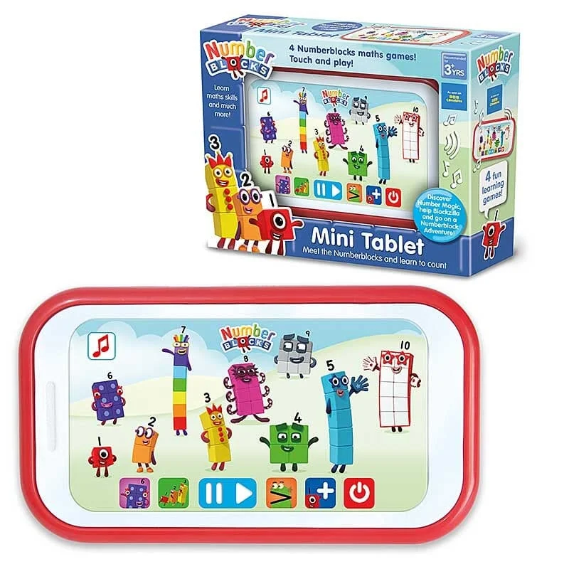 Digital Plaything for mobile devices-Numberblocks Mini Tablet - Ages 3+ - Educational Toy