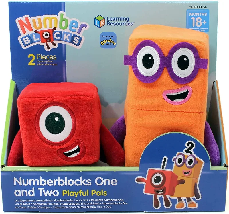 Digital Plaything for app-based play-Numberblocks One and Two Playful Pals by Learning Resources - Ages 18 Months+