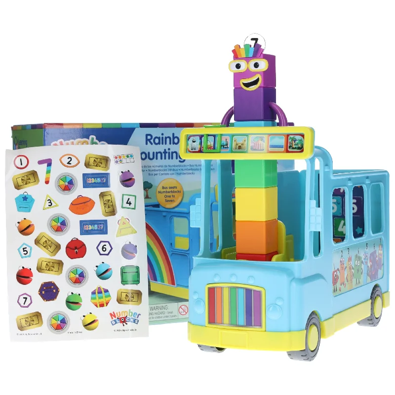 Digital Plaything for interactive stories-Numberblocks Rainbow Counting Bus - Age 3+