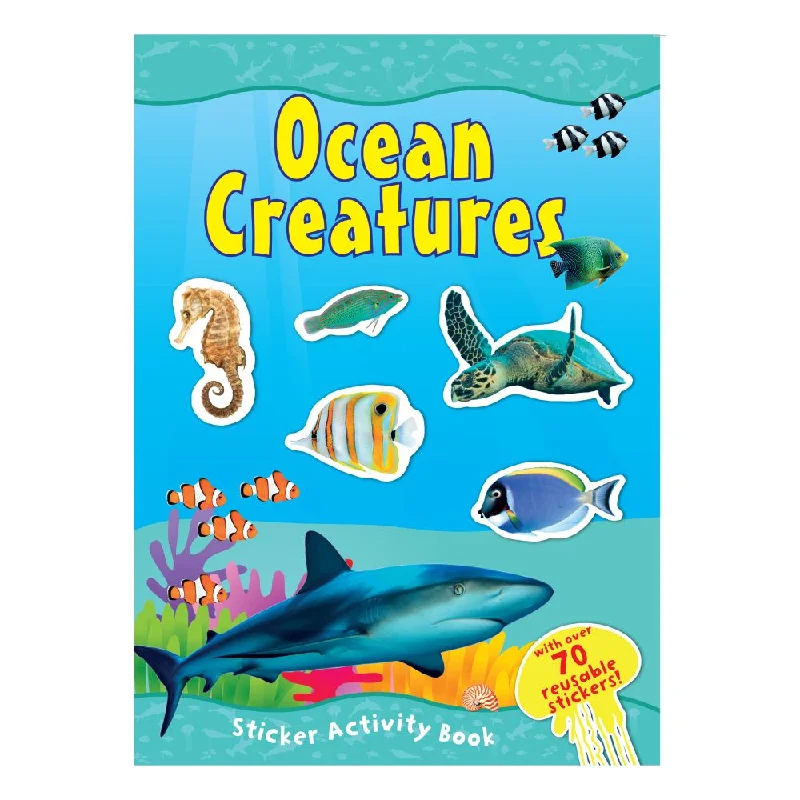 Interactive Books for bird tales-Ocean Creatures Sticker Activity Book