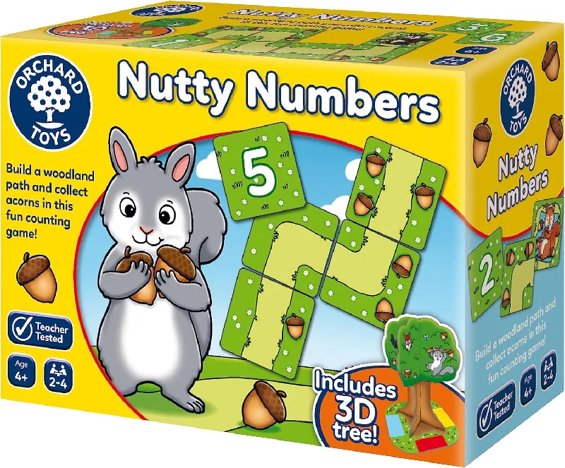 Digital Plaything for college students-Orchard Toys Nutty Numbers Game