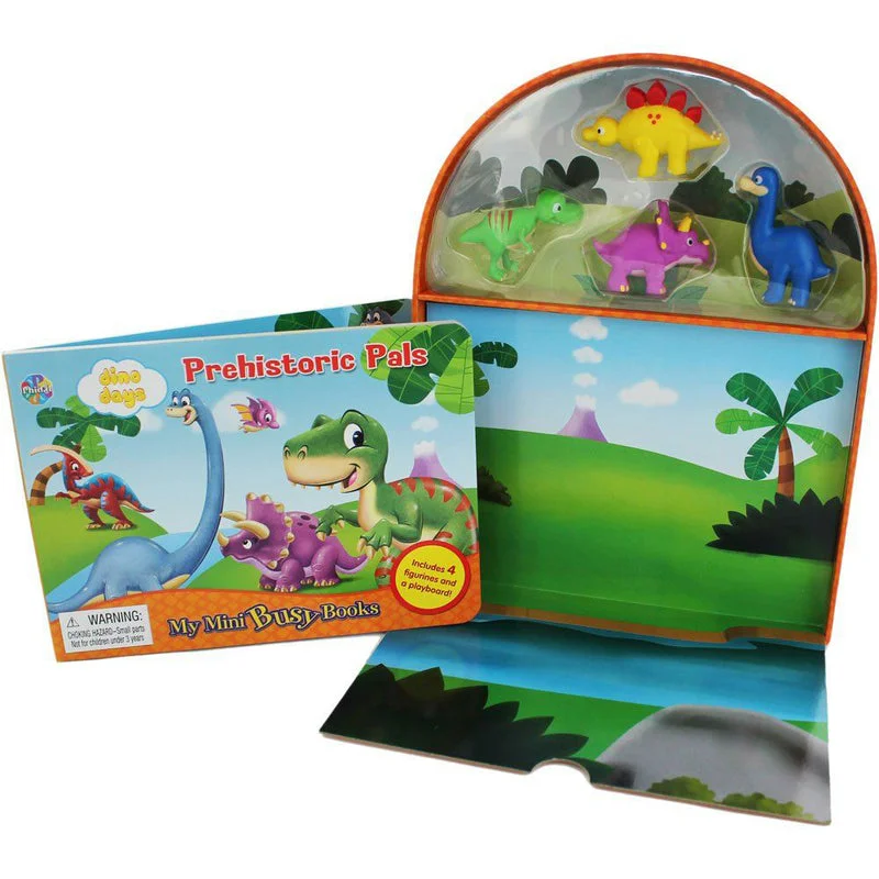 Interactive Books for student engagement-Phidal Dino Days My Mini Busy Books - English