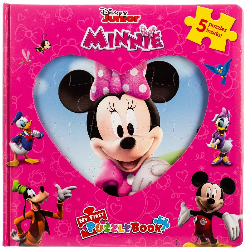 Interactive Books for brain games-Phidal Disney Minnie Mouse My First Puzzle Book - English