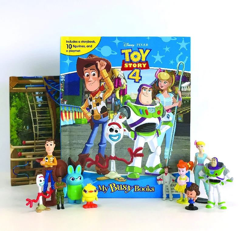 Interactive Books for holiday presents-Phidal Disney Pixar's Toy Story 4 Activity Book Learning Series - Multicolour