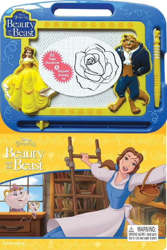 Interactive Books for bird tales-Phidal Disney's Beauty and the Beast Activity Book Learning Series - Multicolour