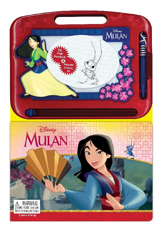 Interactive Books for New Year cheer-Phidal Disney's Mulan Activity Book Learning Series - Multicolour