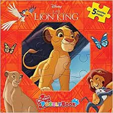 Interactive Books for morning reads-Phidal Disney The Lion King My First Puzzle Book - English