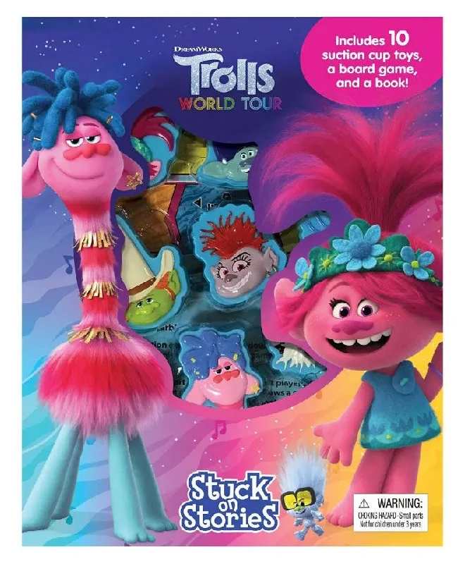 Interactive Books for teacher tools-Phidal Dreamworks Trolls 2 World Tour Activity Book Learning Series - Multicolour