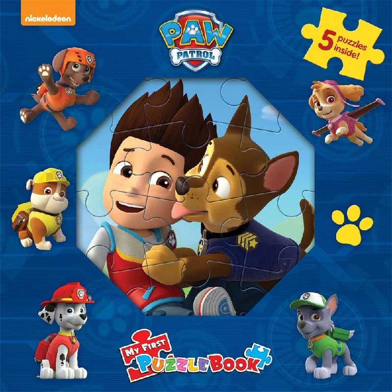 Interactive Books for long stories-Phidal Spin Master Nickelodeon Paw Patrol My First Puzzle Book - English