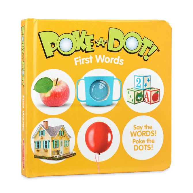 Interactive Books for relaxation reads-Poke-A-Dot First Words Book