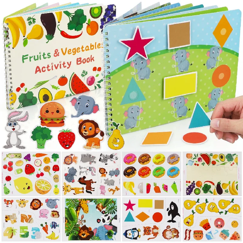 Interactive Books for holiday presents-Preschool Activity Books For Kids