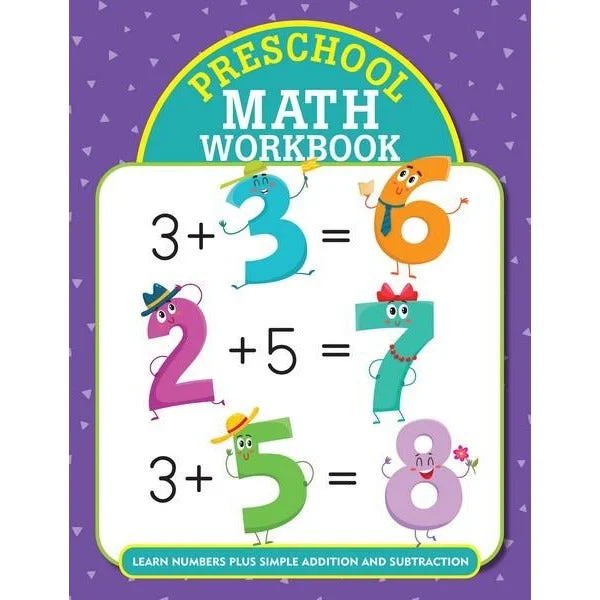 Interactive Books for elementary kids-Preschool Math Workbook