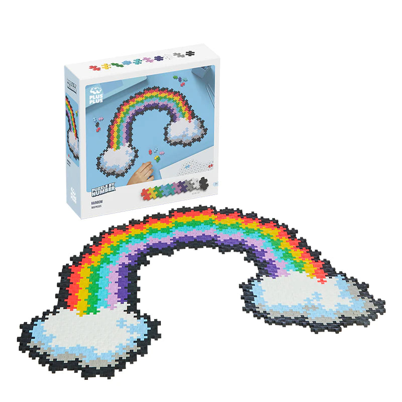 Digital Plaything for home offices-Puzzle By Number- Rainbow