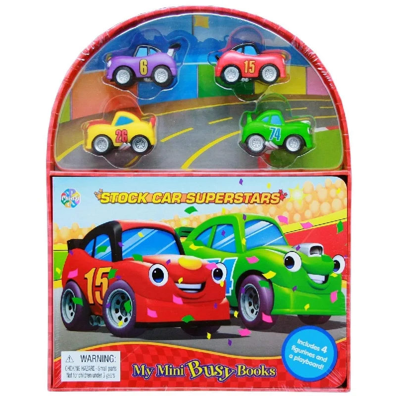 Interactive Books for seasonal stories-RACE CARS MINI BUSY BOOK - Multicolour