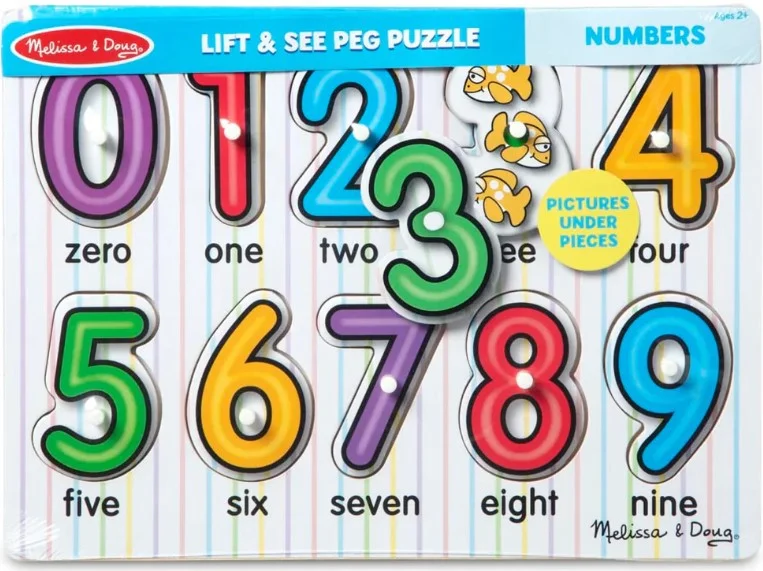 Digital Plaything for after-school apps-See-Inside Numbers Peg Puzzle