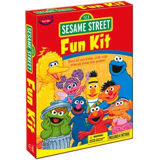 Interactive Books for preschool crafts-Sesame Street Fun Book